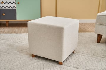 Gracen Sittpuff 40 cm - Cream - Möbler - Fåtölj & stolar - Pall & puff - Sittpuff