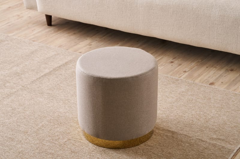 Gracie Sittpuff 40 cm - Brun - Möbler - Fåtölj & stolar - Pall & puff - Sittpuff
