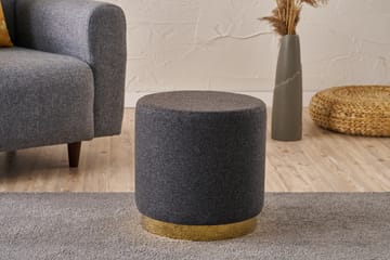 Gracie Sittpuff 40 cm - Grå - Möbler - Fåtölj & stolar - Pall & puff - Sittpuff