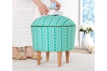 Greysen Sittpuff 43 cm - Multicolor - Möbler - Fåtölj & stolar - Pall & puff - Sittpuff