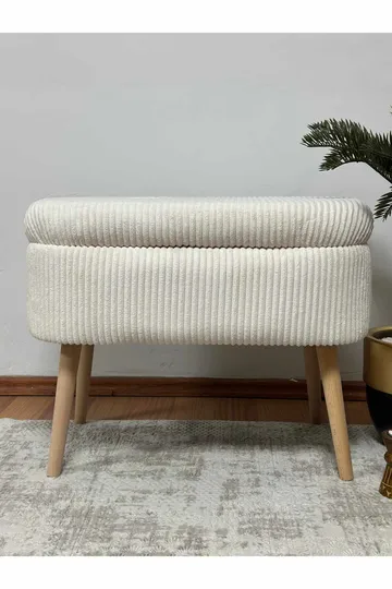 Heba Sittpuff med förvaring 60 cm - Möbler - Fåtölj & stolar - Pall & puff - Sittpuff
