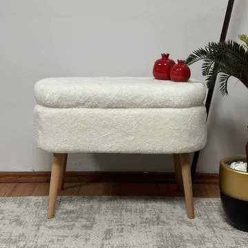 Heba Sittpuff med förvaring 60 cm - Möbler - Fåtölj & stolar - Pall & puff - Sittpuff