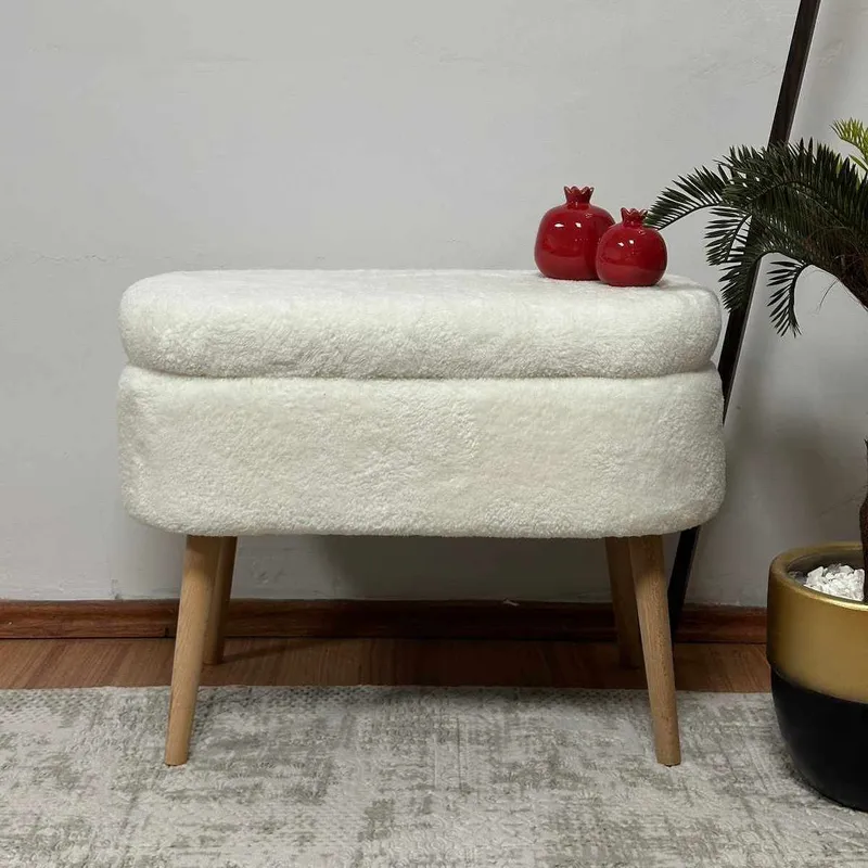 Heba Sittpuff med förvaring 60 cm - Möbler - Fåtölj & stolar - Pall & puff - Sittpuff