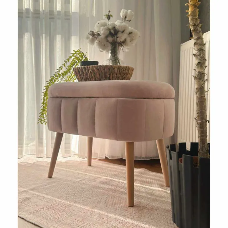 Heba Sittpuff med förvaring 60 cm - Möbler - Fåtölj & stolar - Pall & puff - Sittpuff