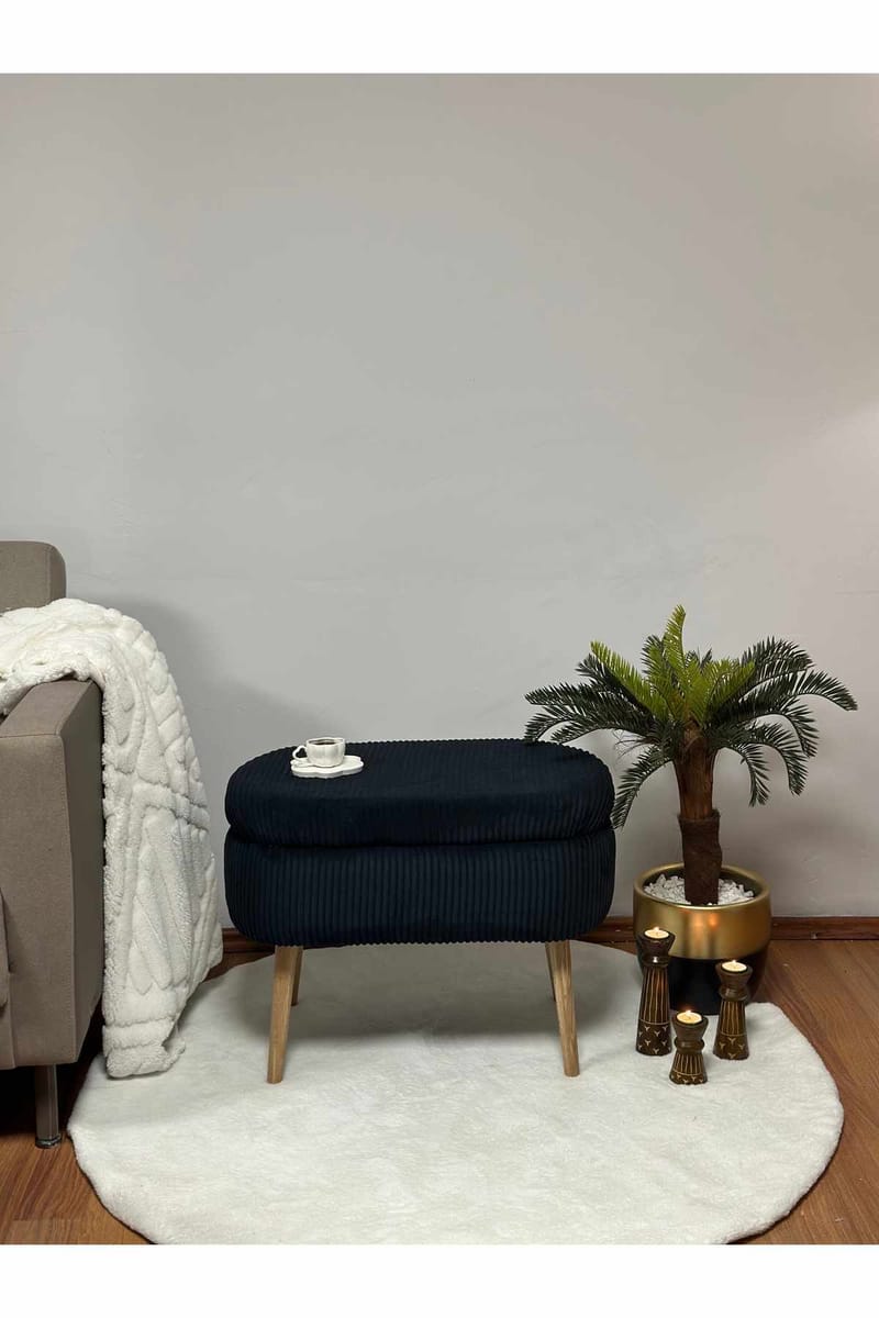 Heba Sittpuff med förvaring 60 cm - Möbler - Fåtölj & stolar - Pall & puff - Sittpuff