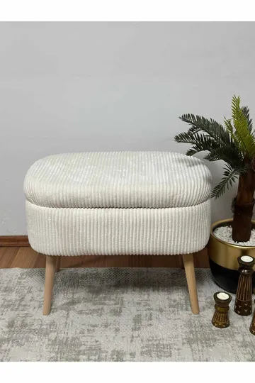 Heba Sittpuff med förvaring 60 cm - Möbler - Fåtölj & stolar - Pall & puff - Sittpuff