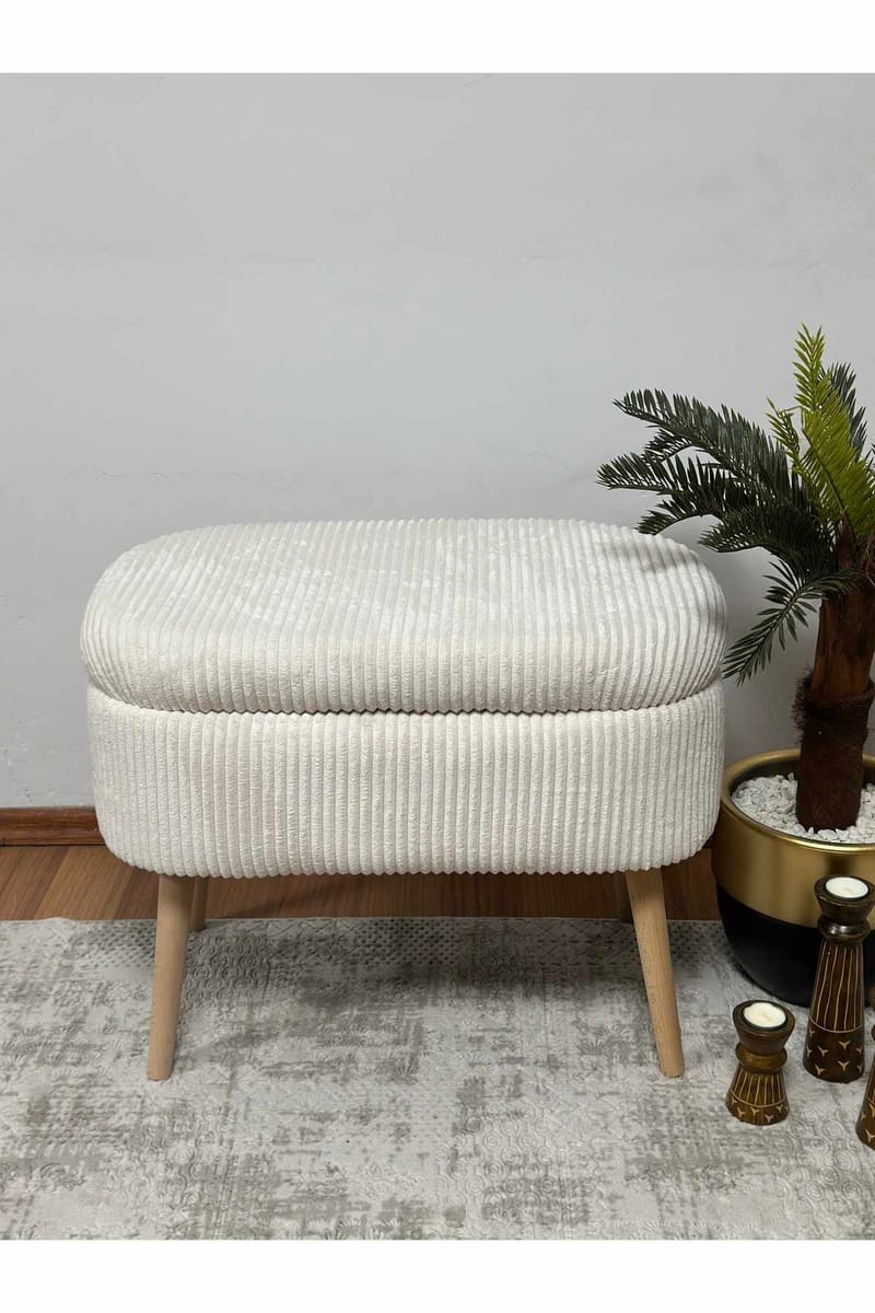 Heba Sittpuff med förvaring 60 cm - Möbler - Fåtölj & stolar - Pall & puff - Sittpuff