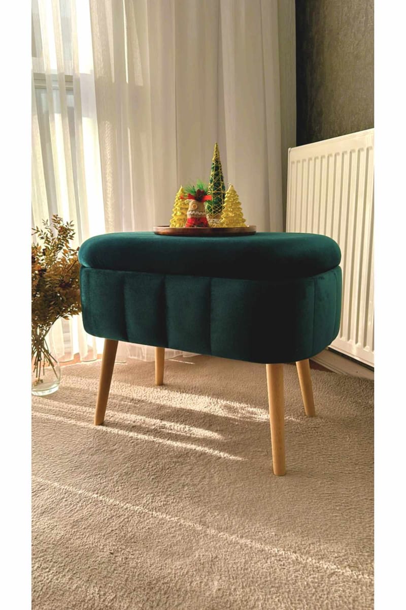 Heba Sittpuff med förvaring 60 cm - Möbler - Fåtölj & stolar - Pall & puff - Sittpuff