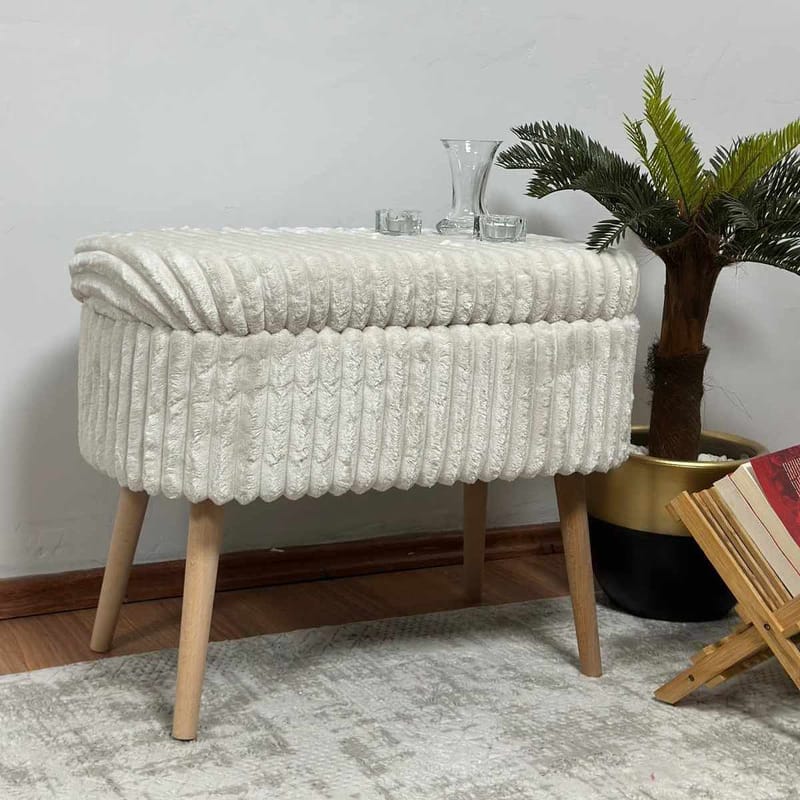 Heba Sittpuff med förvaring 60 cm - Möbler - Fåtölj & stolar - Pall & puff - Sittpuff