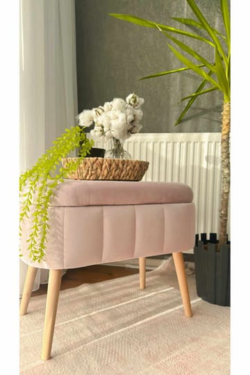 Heba Sittpuff med förvaring 60 cm - Möbler - Fåtölj & stolar - Pall & puff - Sittpuff