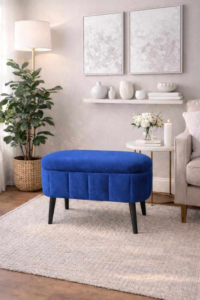 Heba Sittpuff med förvaring 60 cm - Möbler - Fåtölj & stolar - Pall & puff - Sittpuff