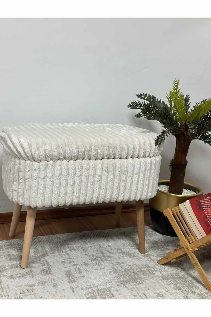 Heba Sittpuff med förvaring 60 cm - Möbler - Fåtölj & stolar - Pall & puff - Sittpuff