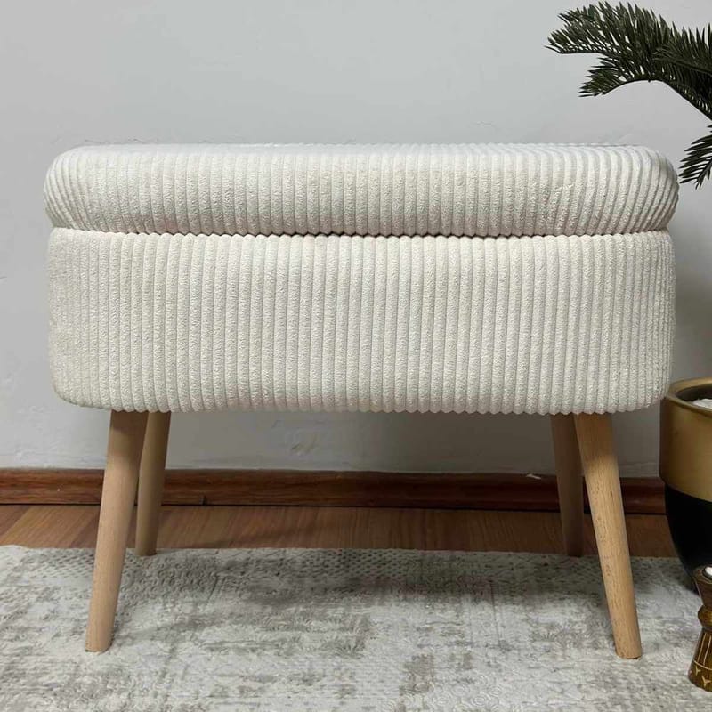 Heba Sittpuff med förvaring 60 cm - Möbler - Fåtölj & stolar - Pall & puff - Sittpuff