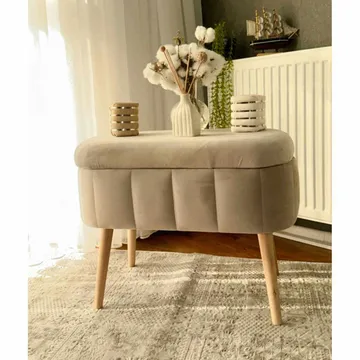 Heba Sittpuff med förvaring 60 cm - Möbler - Fåtölj & stolar - Pall & puff - Sittpuff