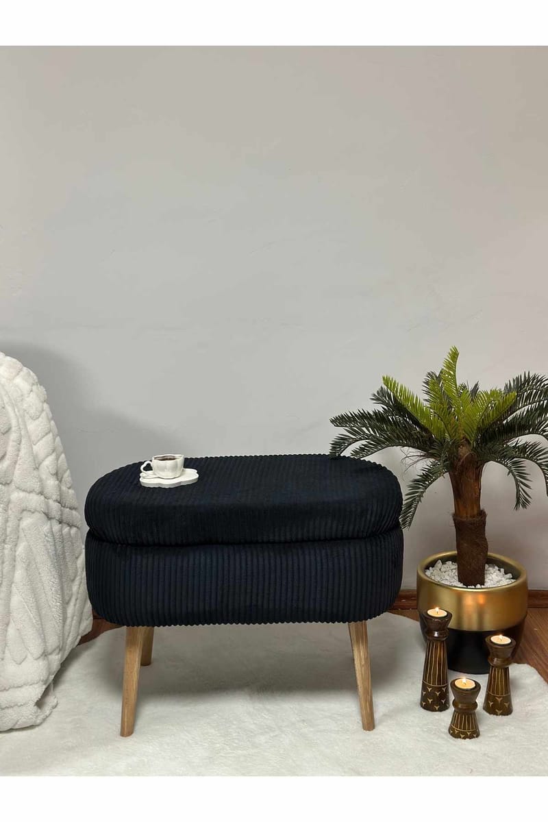 Heba Sittpuff med förvaring 60 cm - Möbler - Fåtölj & stolar - Pall & puff - Sittpuff