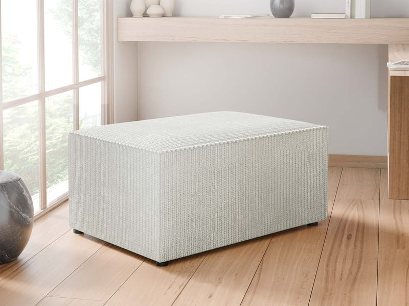Hobson Fotpall 60 cm - Blå - Möbler - Fåtölj & stolar - Pall & puff - Fotpallar