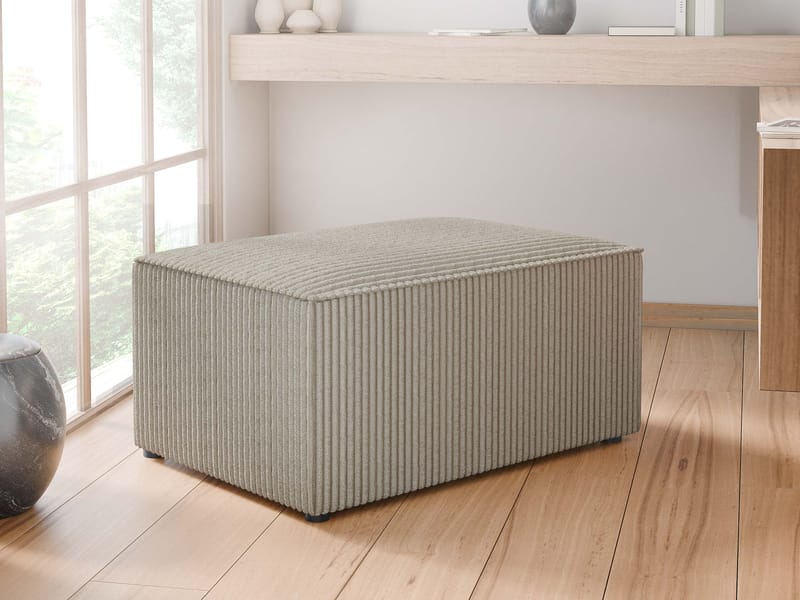 Hobson Fotpall 60 cm - Blå - Möbler - Fåtölj & stolar - Pall & puff - Fotpallar