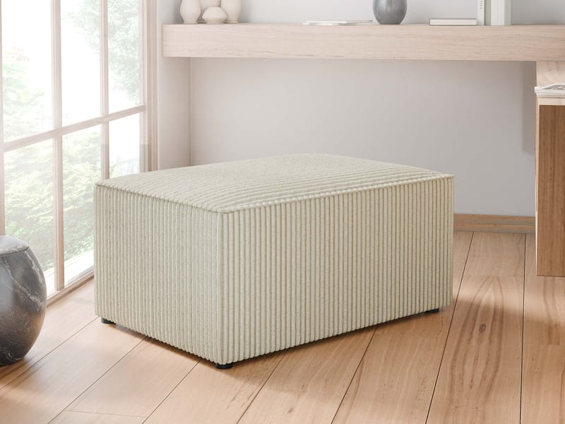 Hobson Fotpall 60 cm - Blå - Möbler - Fåtölj & stolar - Pall & puff - Fotpallar