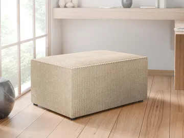 Hobson Fotpall 60 cm - Blå - Möbler - Fåtölj & stolar - Pall & puff - Fotpallar