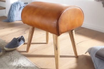 Hyzy Sittpall - Brun - Möbler - Fåtölj & stolar - Pall & puff - Fotpallar