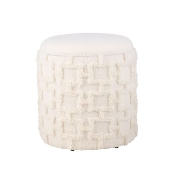 Ivoino Pall 40 cm - gräddvit med gråbruna inslag - Möbler - Fåtölj & stolar - Pall & puff - Fotpallar