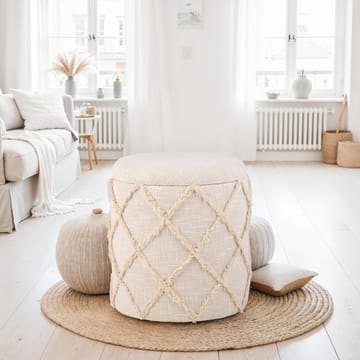 Ivoino Pall 40 cm - gräddvit - Möbler - Fåtölj & stolar - Pall & puff - Fotpallar