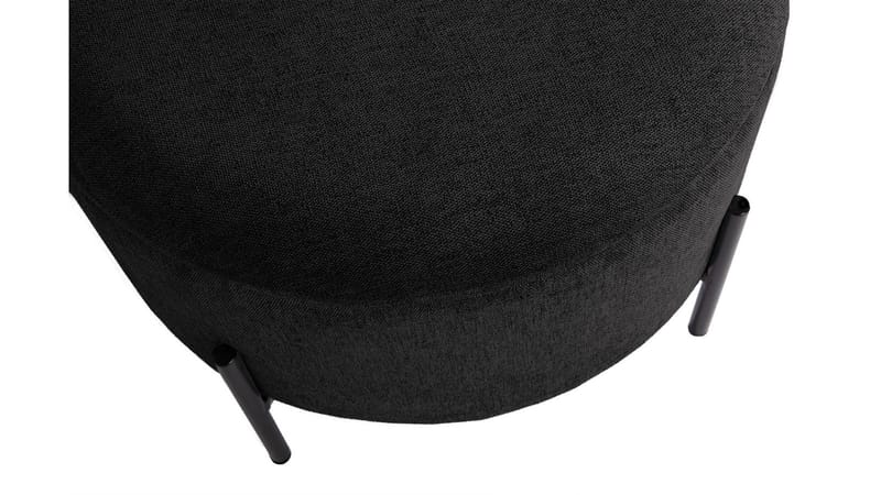 Karan Puff med förvaring 55 cm Rund - Antracit - Möbler - Fåtölj & stolar - Pall & puff - Sittpuff