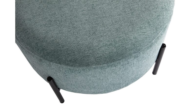 Karan Puff med förvaring 55 cm Rund - Blågrön - Möbler - Fåtölj & stolar - Pall & puff - Sittpuff