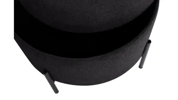 Karan Puff med förvaring 55 cm Rund - Antracit - Möbler - Fåtölj & stolar - Pall & puff - Sittpuff