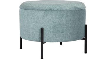 Karan Puff med förvaring 55 cm Rund - Blågrön - Möbler - Fåtölj & stolar - Pall & puff - Sittpuff