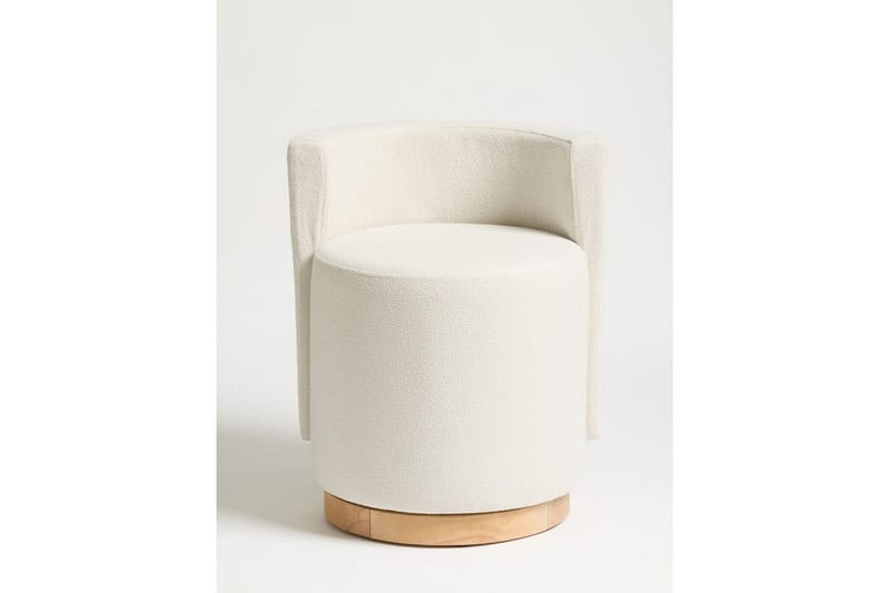 Kelran Fotpall 45 cm - Cream - Möbler - Fåtölj & stolar - Pall & puff - Sittpuff