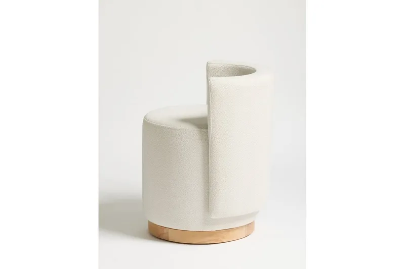 Kelran Fotpall 45 cm - Cream - Möbler - Fåtölj & stolar - Pall & puff - Fotpallar