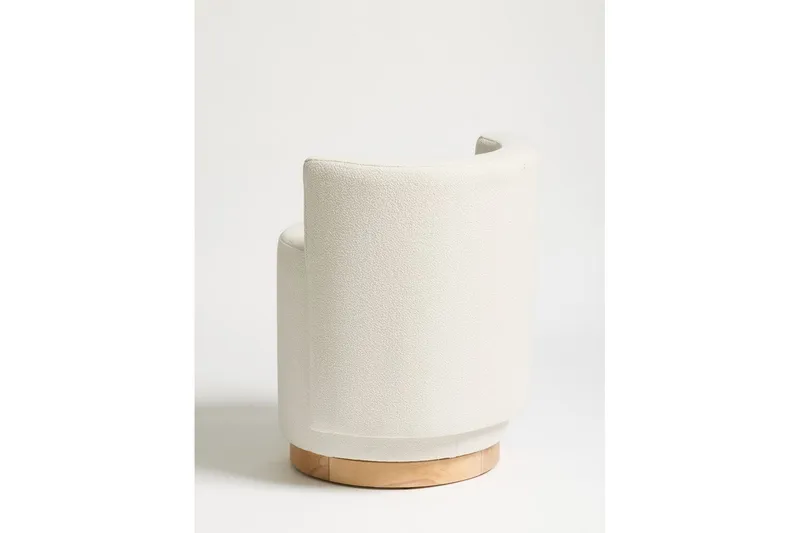 Kelran Fotpall 45 cm - Cream - Möbler - Fåtölj & stolar - Pall & puff - Fotpallar