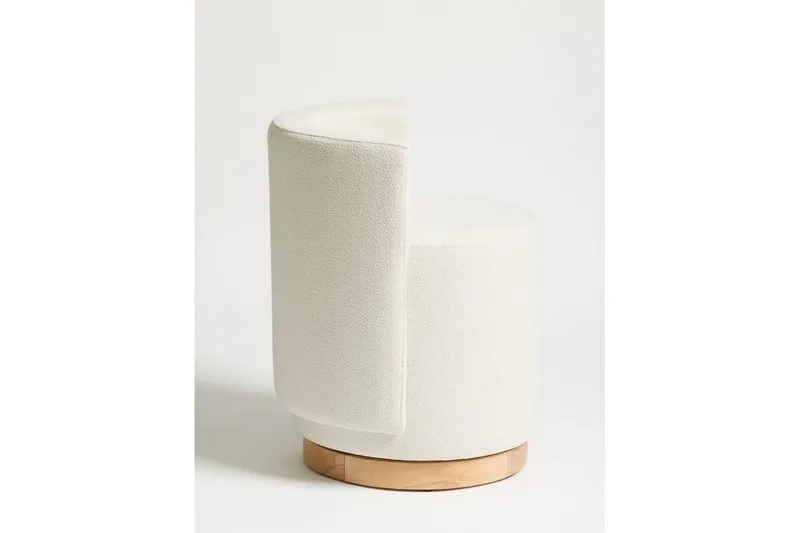 Kelran Fotpall 45 cm - Cream - Möbler - Fåtölj & stolar - Pall & puff - Fotpallar