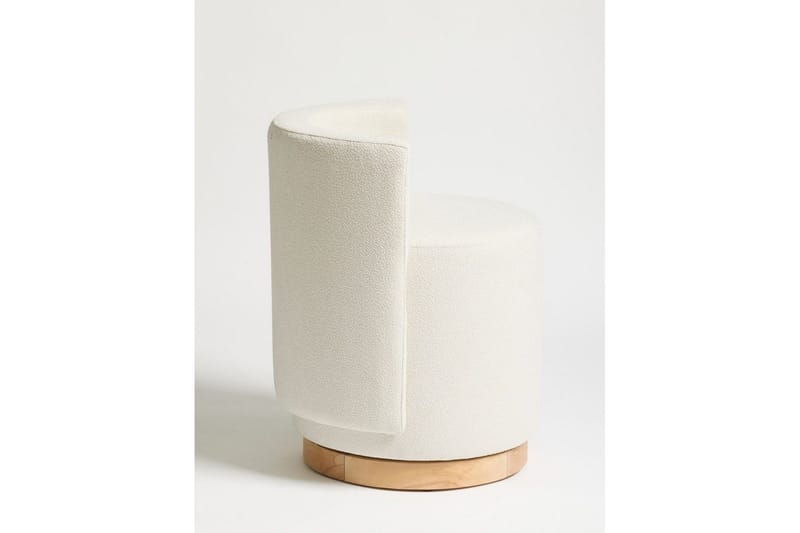 Kelran Fotpall 45 cm - Cream - Möbler - Fåtölj & stolar - Pall & puff - Sittpuff