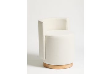 Kelran Fotpall 45 cm - Cream - Möbler - Fåtölj & stolar - Pall & puff - Fotpallar