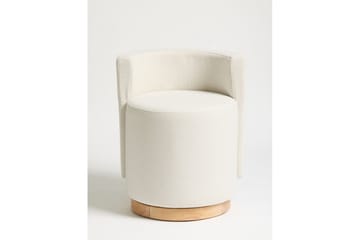 Kelran Fotpall 45 cm - Cream - Möbler - Fåtölj & stolar - Pall & puff - Fotpallar