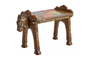 Lasarte Pall 58 cm - Brun - Möbler - Fåtölj & stolar - Pall & puff