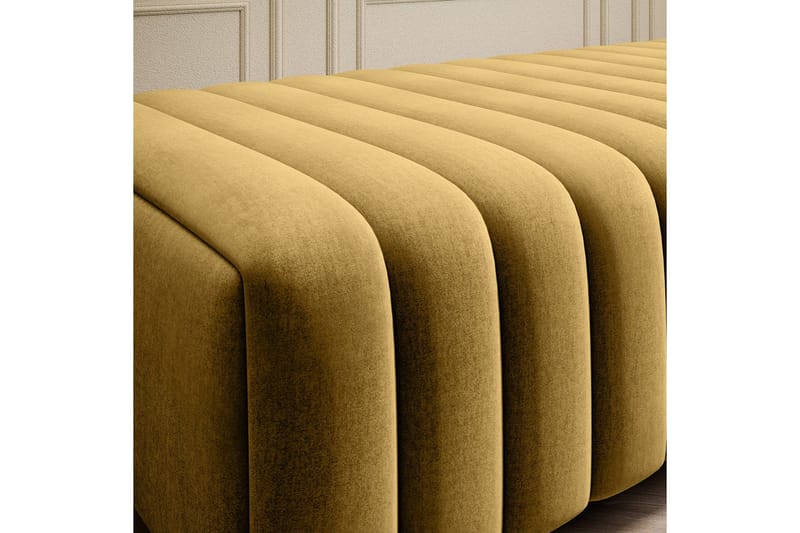 Laurece Fotpall 132 cm - Guld - Möbler - Fåtölj & stolar - Pall & puff - Fotpallar