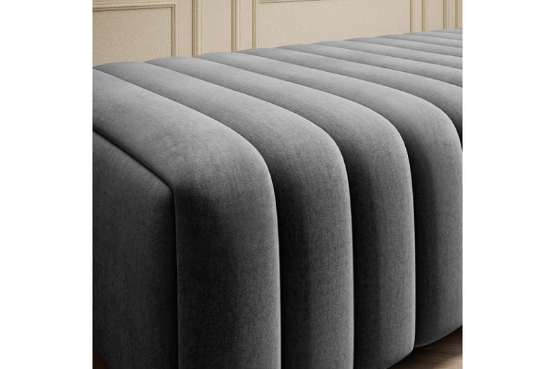 Laurece Fotpall 132 cm - Mörkgrå - Möbler - Fåtölj & stolar - Pall & puff - Fotpallar