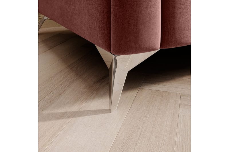 Laurece Fotpall 132 cm - Rosa - Möbler - Fåtölj & stolar - Pall & puff - Fotpallar