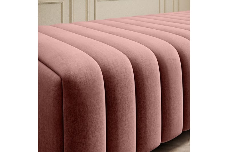 Laurece Fotpall 132 cm - Rosa - Möbler - Fåtölj & stolar - Pall & puff - Fotpallar