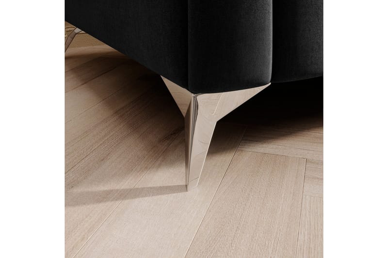 Laurece Fotpall 132 cm - Svart - Möbler - Fåtölj & stolar - Pall & puff - Fotpallar