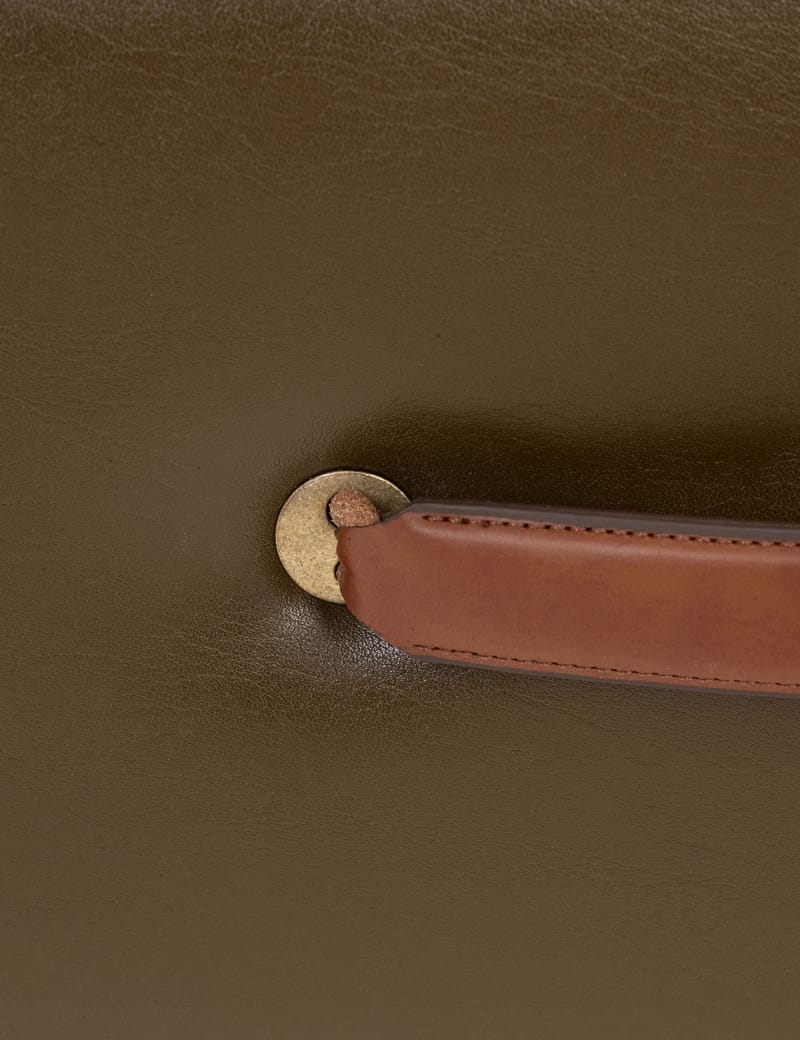 Lenira Sittpuff 43 cm - Khaki - Möbler - Fåtölj & stolar - Pall & puff - Sittpuff