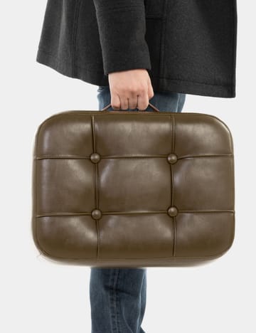 Lenira Sittpuff 43 cm - Khaki - Möbler - Fåtölj & stolar - Pall & puff - Sittpuff