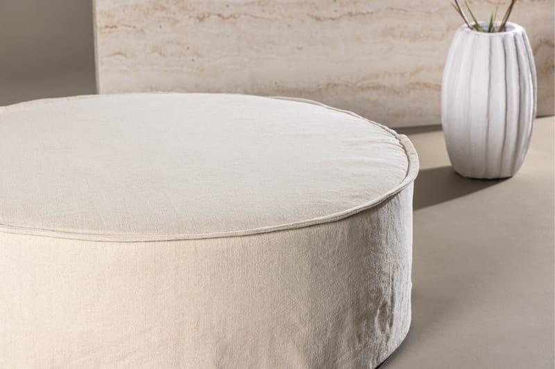 Lindö Sittpuff  101 cm Rund - Beige - Möbler - Fåtölj & stolar - Pall & puff - Sittpuff