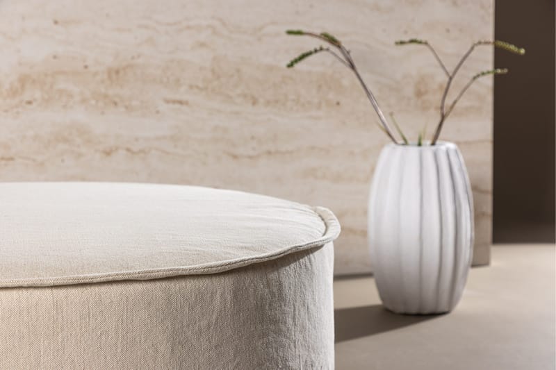 Lindö Sittpuff  101 cm Rund - Beige - Möbler - Fåtölj & stolar - Pall & puff - Sittpuff