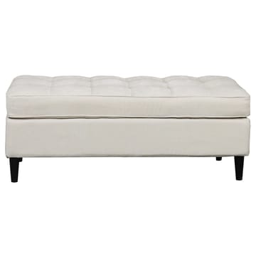 Lindhus Fotpall 120 cm i chenille - gräddvit - Möbler - Fåtölj & stolar - Pall & puff - Sittpuff
