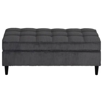Lindhus Fotpall 120 cm i manchester - Antracit - Möbler - Fåtölj & stolar - Pall & puff - Sittpuff