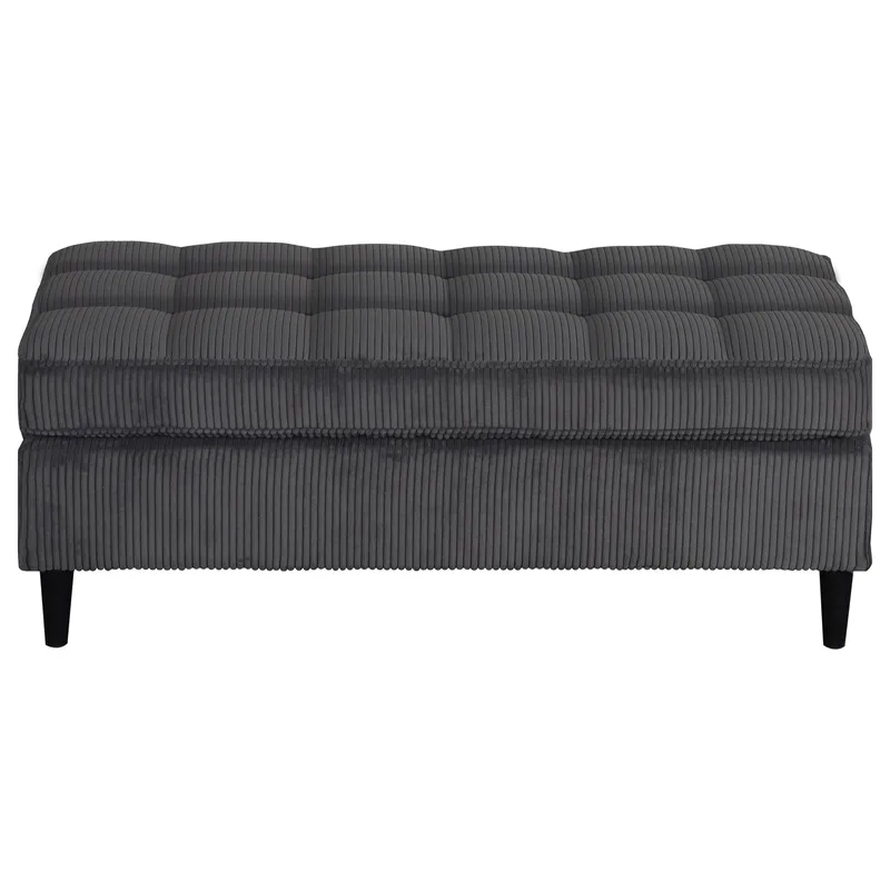 Lindhus Fotpall 120 cm i manchester - Antracit - Möbler - Fåtölj & stolar - Pall & puff - Sittpuff